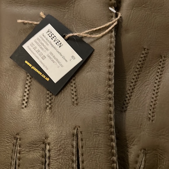 Yiseven Sheepskin Leather Gloves, Mens Large - Picture 4 of 5